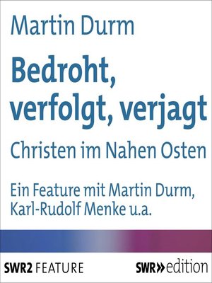 cover image of Bedroht, verfolgt, verjagt